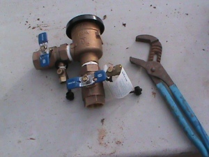 Correct Back Flow Valve Installation is Central to Meeting Code