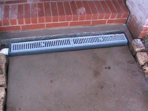 Channel Drain installed in Norman