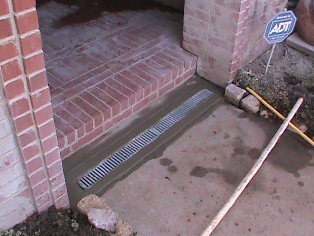 Channel Drain Installed by CMG In Yukon