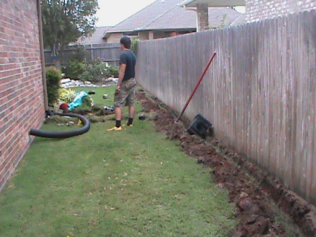 Connecting French Drain and Surface Drain to Drainage System