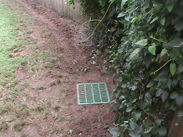 Surface Drain with grate in Oklahoma City